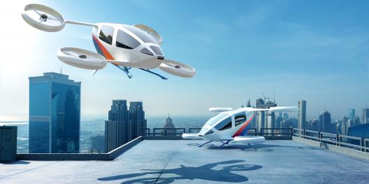 SYSGO eVTOL article_image_source IrenaR  Stock-Illustration ID: 2433226325