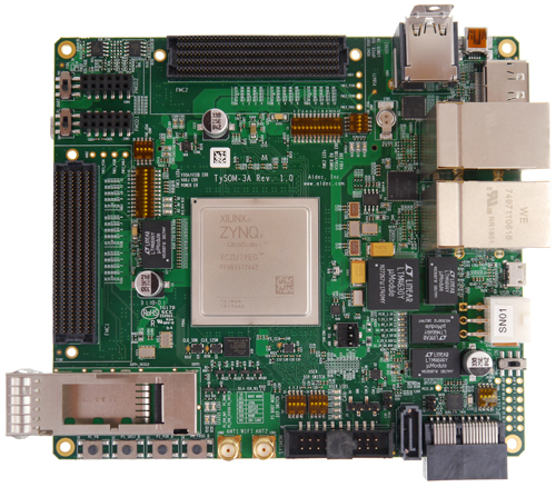 Aldec’s TySOM-3A-ZU19EG embedded system development board, showcasing at Embedded World 2019 (Booth 4-560), supports the early co-development and co-verification of hardware and software.